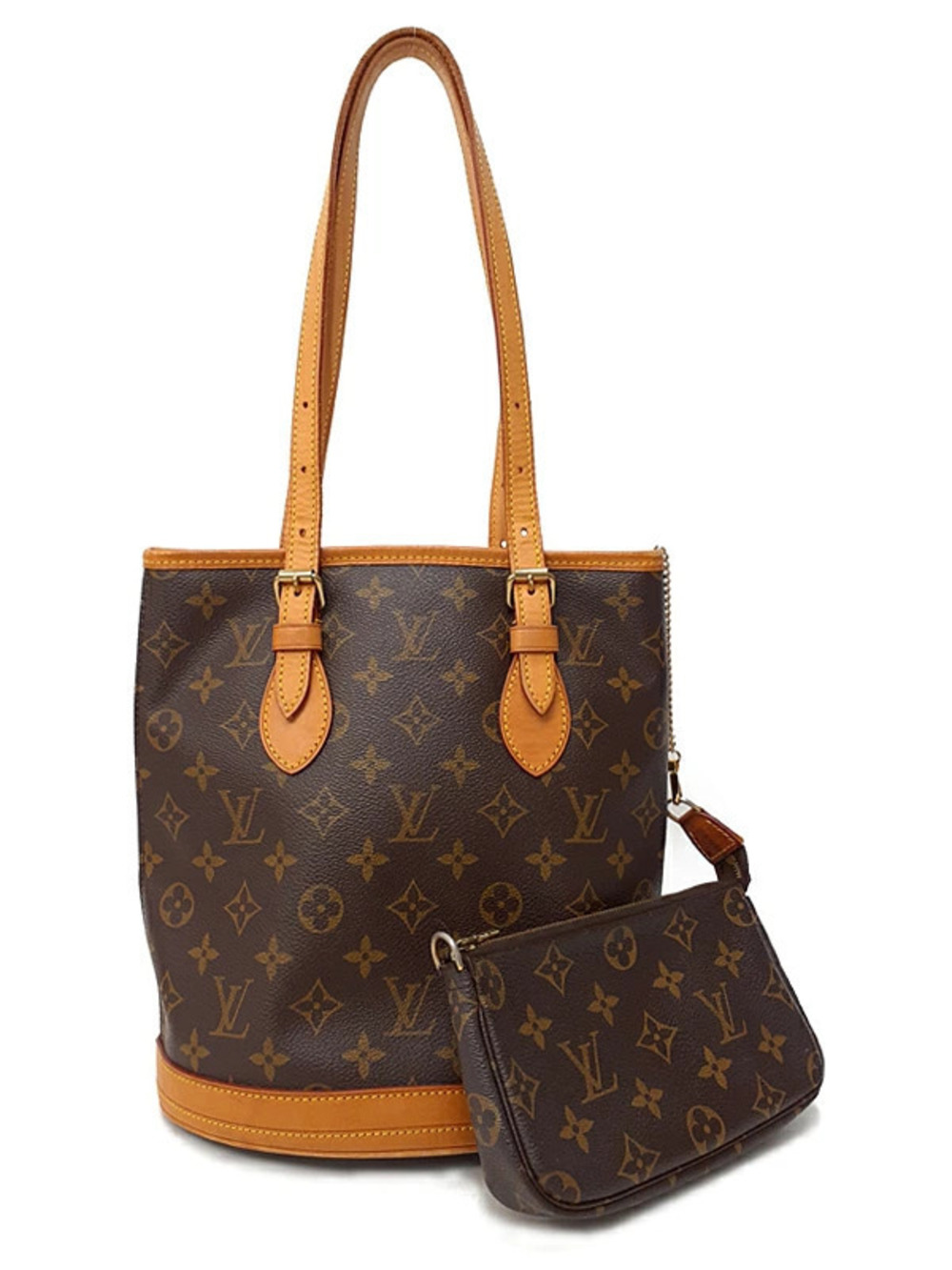 Louis Vuitton Monogram Bucket Shoulder Bag